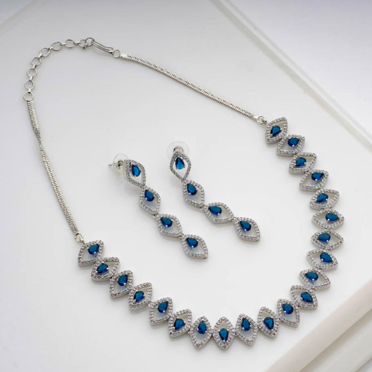 Swarovski Lilia Crystal Blue Butterfly Y-Necklace | Dillard's